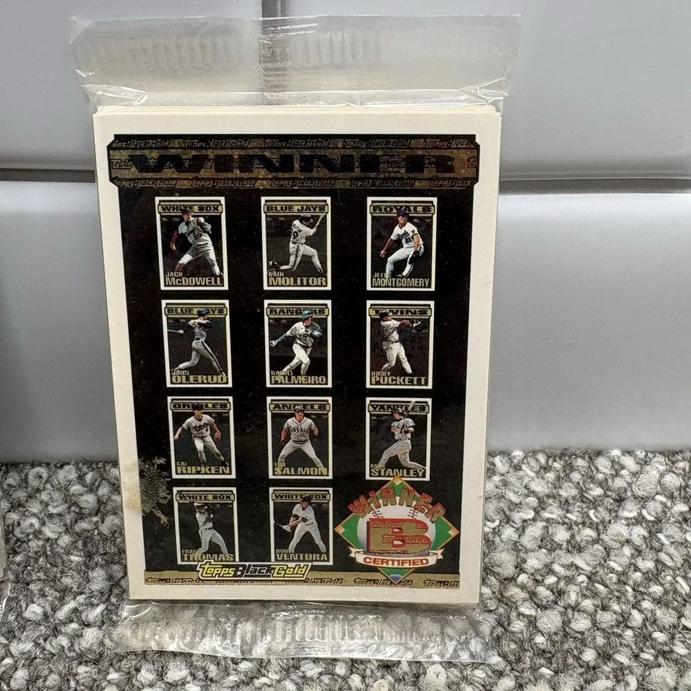Topps Black Gold Sealed Packs Various 90s Dates VTG All‎ Sealed Inserts Collect